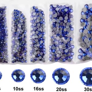 1440/1200/288PC HOTFIX Iron On Rhinestones CRYSTAL AAAA Grade quality, Perfectly Cut, Maximum Sparkle image 20
