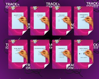 10-pack Canva-sjablonen voor muzikanten/artiesten – sociale media, album, pre-save, songteksten en meer