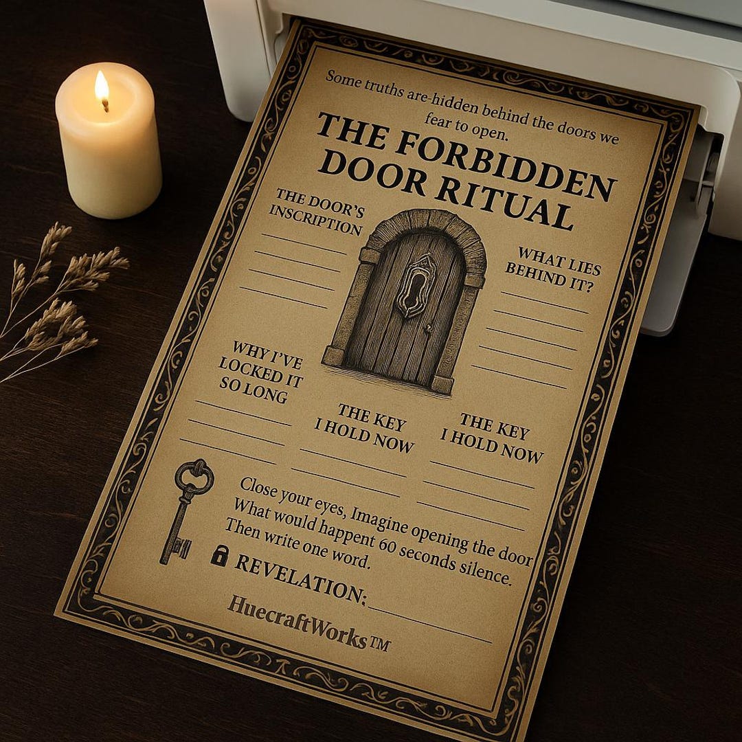 Doors Ritual Shadow Work Printable: Forbidden Door Ritual, Inner Healing (JPG ...
