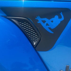 Jeep Side Vent Decal, surfer decal, jeep decals, vinyl decals, surfer side vent decals, jeep, jeep parts decals, surfer side vent Jeep decal