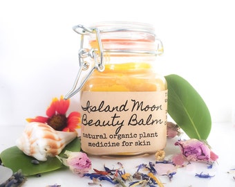 Island Moon Beauty Balm ~ Bio-Gesichtspflege Feuchtigkeitscreme ~ Gesichtsbalsam ~ Gesichtsfeuchtigkeitscreme