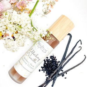 Holunderbeer-Vanille-Geistescreme ~ Peeling-Toner ~ Geschenk für Frauen ~ Peeling-Toner ~ Bio-Gesichtigkeit mit Holunder