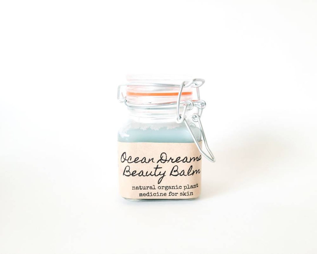 Facial Night Balm ~ Organic Face Beauty Balm ~ Blue Tansy Chamomile ...