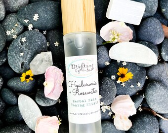Hyaluronic + Rosewater Face Elixir ~ tónico para pieles maduras