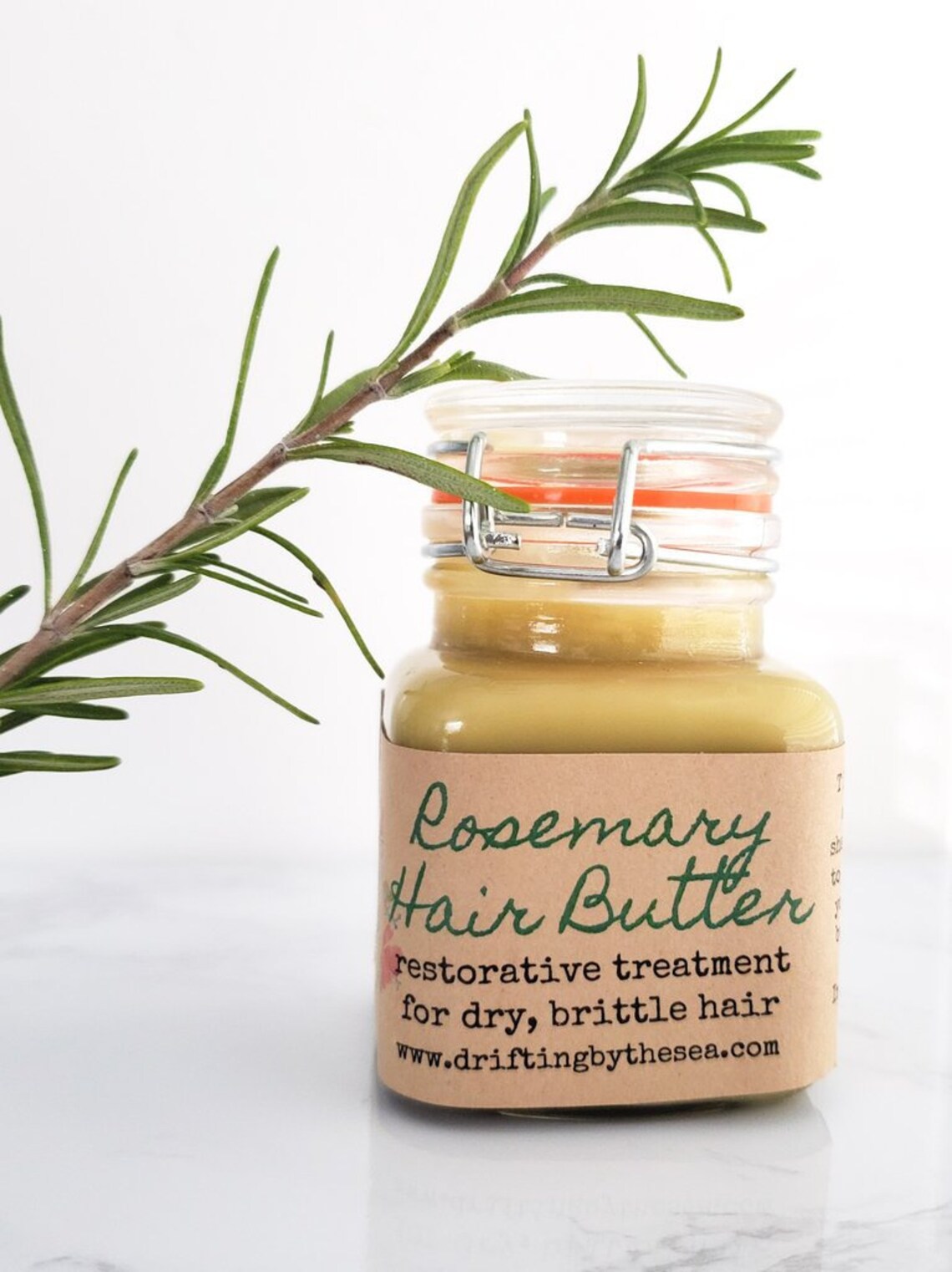 Rosemary Hair Butter Shea & Coconut Oil Treatment for Dry Etsy