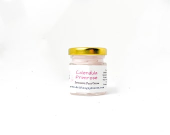 SAMPLE ~ Calendula Primrose Intensive Face Cream SAMPLE | Organic Handmade Face Cream | Herbal Facial Cream for Dry Skin VEGAN