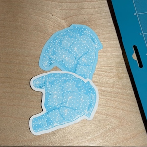 West End Girl Lily Allen Puffer Jacket Sticker inspired by album cover image 2