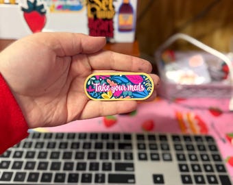 Medicine reminder Sticker | take your medications sticker for waterbottle | Mental Health Sticker