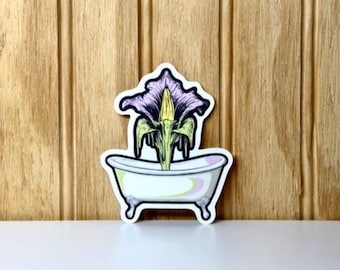 Corpse Flower sticker botanical floral design