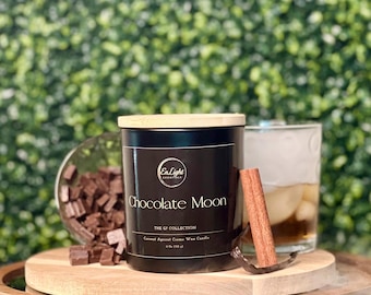 Chocolate Moon | Coconut Apricot Creme Wax Candle