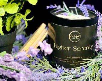 Higher Serenity | Coconut Apricot Creme Wax Candle