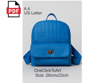 Backpack Sewing Pattern PDF | Digital Download | DIY Bag Pattern | Intermediate to Advanced Sewing Pattern