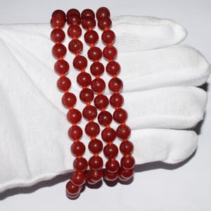 Red Ruby Jade Gemstone Beads Mala Beads Mala Tassel Mala Necklace Prayer Beads Yoga Jewelry Necklace Japa Mala Meditation Guru Mala