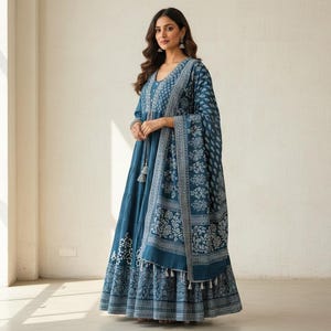 sachin and babi light blue dress Asos Indian Dress