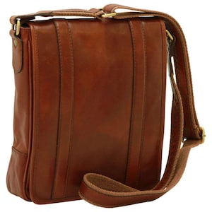 Cartable fait main en cuir de veau souple italien pleine fleur | 2 couleurs au choix