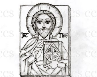 Jesus Christ Coptic Icon