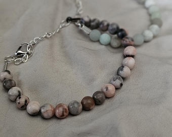 faux semi-precious stone bracelet