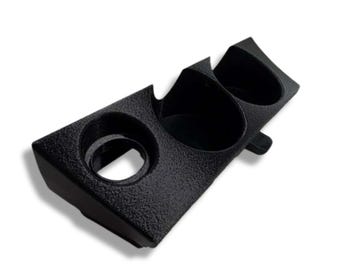 Soporte doble para vasos BMW E30 / 1984–1991 / Instalación en consola central de la Serie 3 / Soporte para bebidas extraíble