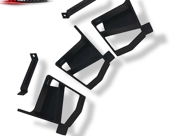 BMW E30 IS ES Valence Bracket Set | Cow Catcher Front Mount Kit | 325es 325is | 3-Piece Set | 1982–1987 | Front Spoiler Brackets