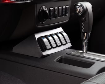 2005+ Nissan Xterra & Frontier Custom Switch Panel for Lower Console Cubby, 4-5 Switches Off-Road Accessory, Auxbeam Panel