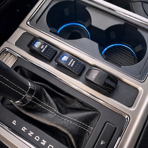 Panneau de commande de la console centrale Ford F-150 | 2015–2020 | Support à 3 fentes à bascule