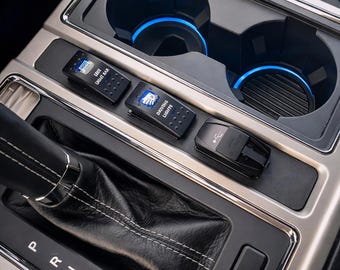 Ford F-150 Center Console Switch Panel | 2015–2020 | 3 Rocker Slot Mount