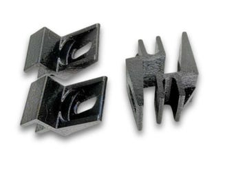 Ford Escort MK3 MK4 Cabrio Spoiler Retainer Clip Set | Tailgate Holder Black | 4