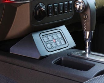 Soporte Auxbeam para Nissan Frontier Xterra 2005+ / Panel de control de consola inferior de ajuste personalizado / Panel de interruptores de 6 y 8 vías / Accesorios Nissan