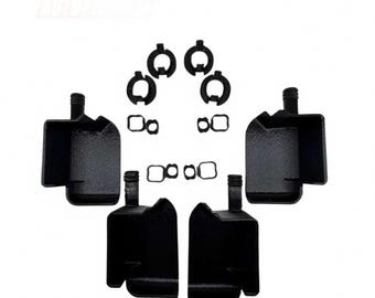 Land Rover Discovery 2 Sunroof Drain Outlet Complete Set of 4 | 1999–2004 | Front Rear Left Right Water Leak Fix