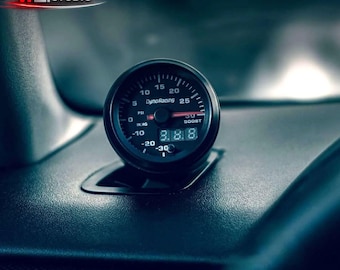 Subaru Forester SG XT Gauge Pod Mount | 2002–2008 Defrost Vent Holder | Driver-Angled Single 52mm | Maintains Full Vent Function