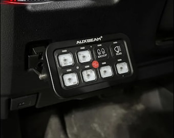 4Runner Auxbeam Switch Panel Mount Set | 2010–2023 Toyota Dash Clip-In | Fits 6 & 8 Gang | No Drilling | Clean Interior Mod (Set of two)