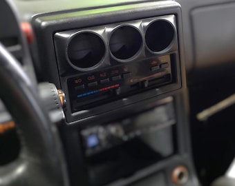 Mazda RX-7 FC S4 Vent Gauge Pod | 1986–1988 | Triple 52mm Center Vent Mount