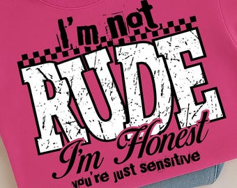 Roligt sarkastiskt talesätt PNG: Retro rutig design (digital nedladdning, SVG, PDF)