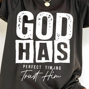 God Has Perfect Timing SVG, Trust God SVG, Christian SVG, Religious Svg, Scripture Svg, Faith Svg, God Svg, Bible Verse Png, Christian Png