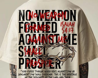 Christian Png, No Weapon Formed Against Me Png, Isaiah 54 17 Png, Crown Of Thorns Png, Edgy Christian Streetwear, Trending Png, Dtf Files