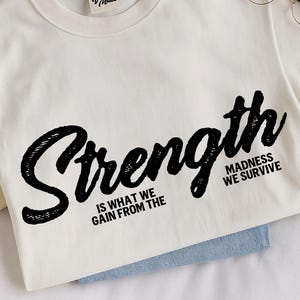 Strong Women SVG PNG, Strength Quote SVG, She Is Strong Shirt Design, Empowerment Svg for Women, Positive Affirmation Png, Mom Life Svg
