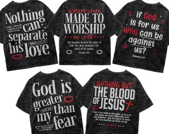 Christian Svg Bundle: Bible Verse Png, Catholic Gifts Shirt Design, Jesus Quote (Digital Download)