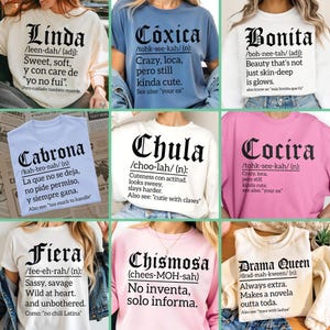 Diccionario para Latina Sin Filtros Svg Png Bundle, Chingona Svg, Latina Svg, Cabrona Svg, Funny Empowering, Quotes Svg for Women