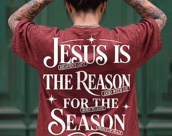 Christian Png, Jesus Is The Reason For The Season Png, Christmas Png, Faith Png, Religious Png, Jesus Png, Trending Png, Dtf Digital