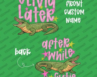 Nazwa własna Późniejszy aligator PNG: Późniejszy krokodyl PNG, szacunek dla miejscowych (pobranie cyfrowe)