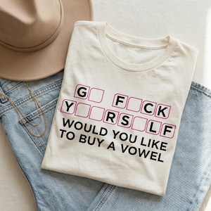 Möchten Sie einen Vokal SVG kaufen: Lustiges Erwachsenen Humor Shirt Design (Digitaler Download)