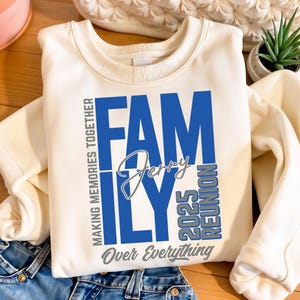 Family Reunion 2025 SVG Bundle: Editable Vacation Shirt Design (Digital Download)