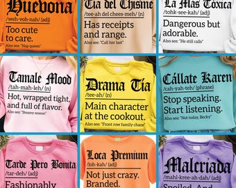 Cafecito Core SVG Bundle, Funny Spanish Quote PNG, Latina Mom Sister Friend Shirt Designs, Hispanic Humor Cricut Cut Files PDF, Latina Svg