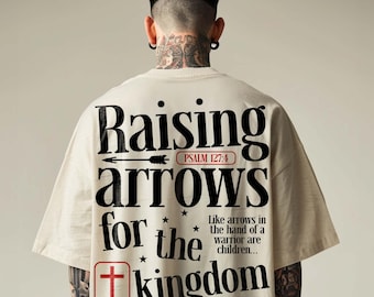 Christliches PNG, Rarising Pfeile für das Königreich SVG, Psalm 127: 4 PNG, Glaubensbasierte Png, Christliche Streetwear Png, Vatertag Png, Trending Png