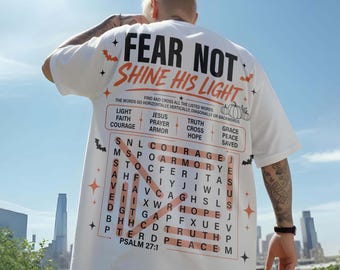 Christian Png, Fear Not Png, Fall Christian Png, Word Search Png, Shine His Light Png, Graphic Tee Png, Dtf Digital, Trending Png, Fall Png