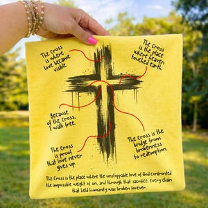 Cross Reflection SVG: Inspirational Christian Design, Bible Verse Shirt (Digital Download)