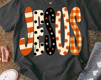 Christian Png, Retro Fall Jesus Png, Spooky Season Faith Shirt, Faith Png, Religious Png, Jesus Png, Trending Png, Dtf Digital Files