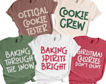 Christmas Baking Png Bundle, Baking Spirits Bright Svg, Cookie Crew Png, Official Cookie Tester Png, Funny Png, Trending Png, Dtf Digital