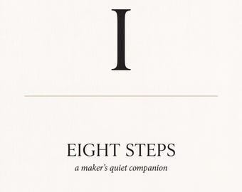 8 Step Decision Framework PDF | Minimalist Ivory Serif Tool for Makers (Printable A4)