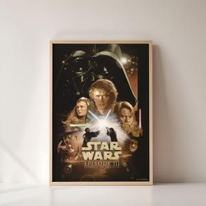 Star Wars Poster Art Canvas Decorative Painting Movie Art Mural Retro Poster Modern Home Wall Decoration Gift and Printing Aesthetic